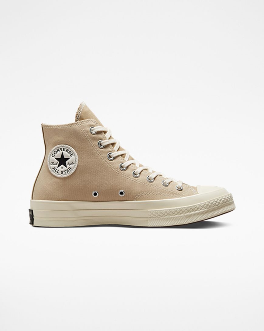 Men\'s Converse Chuck 70 Tri-Panel High Top Shoes Beige | AU 01938J